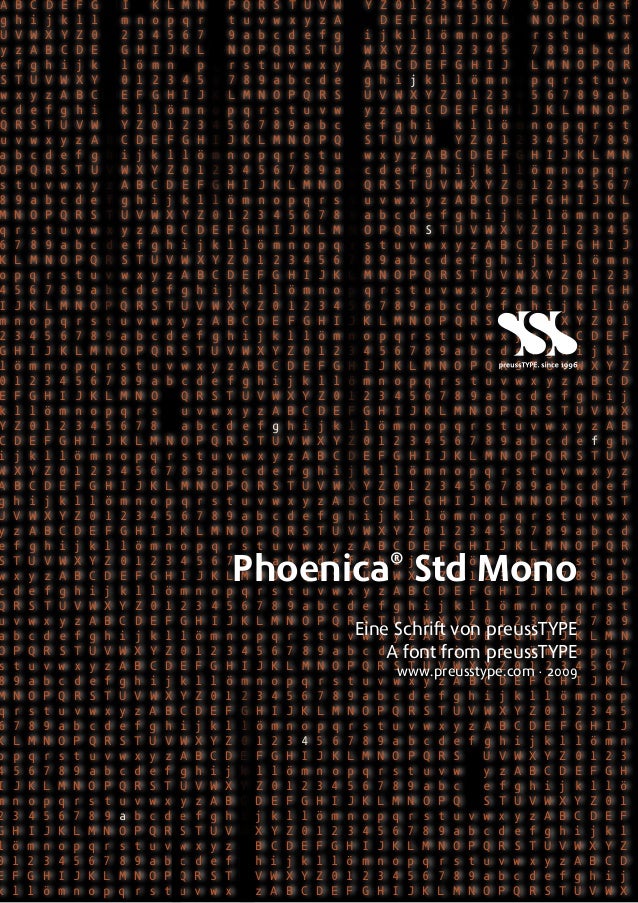 phoenica std mono 750